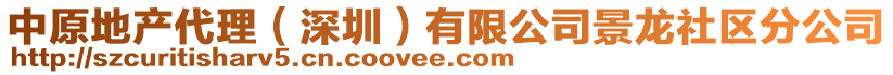 中原地產(chǎn)代理（深圳）有限公司景龍社區(qū)分公司