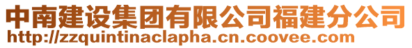 中南建設集團有限公司福建分公司