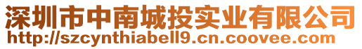 深圳市中南城投實業有限公司