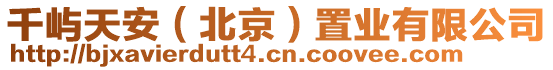 千嶼天安（北京）置業有限公司