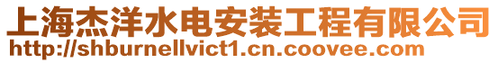 上海杰洋水電安裝工程有限公司