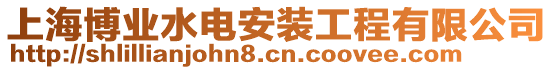 上海博業(yè)水電安裝工程有限公司