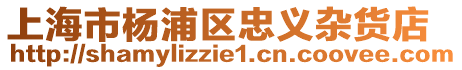 上海市楊浦區(qū)忠義雜貨店