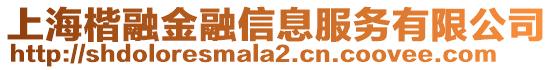 上海楷融金融信息服務(wù)有限公司