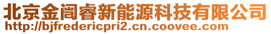 北京金闿睿新能源科技有限公司