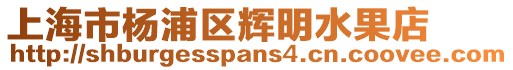 上海市楊浦區輝明水果店