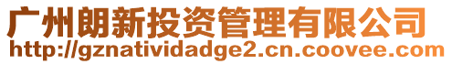 廣州朗新投資管理有限公司