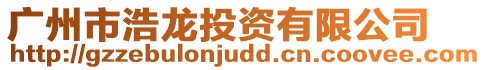 廣州市浩龍投資有限公司