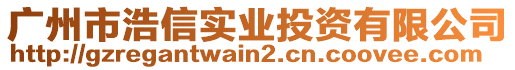 廣州市浩信實業投資有限公司