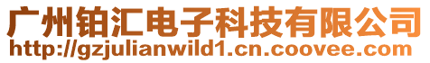 廣州鉑匯電子科技有限公司