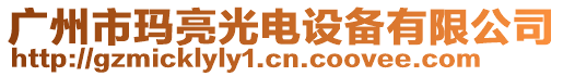 廣州市瑪亮光電設(shè)備有限公司
