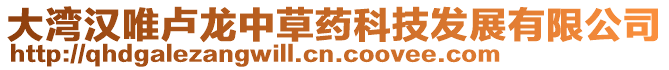大灣漢唯盧龍中草藥科技發展有限公司