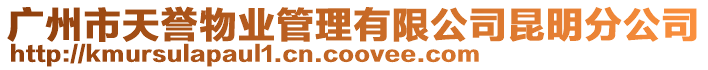 廣州市天譽物業管理有限公司昆明分公司
