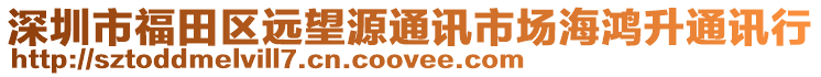 深圳市福田區遠望源通訊市場海鴻升通訊行