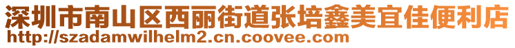 深圳市南山區西麗街道張培鑫美宜佳便利店