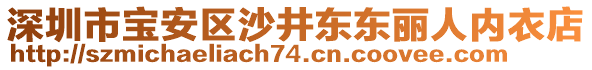 深圳市寶安區(qū)沙井東東麗人內衣店