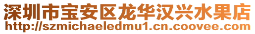 深圳市寶安區龍華漢興水果店