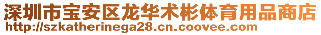 深圳市寶安區龍華術彬體育用品商店