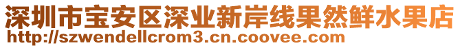 深圳市寶安區(qū)深業(yè)新岸線果然鮮水果店