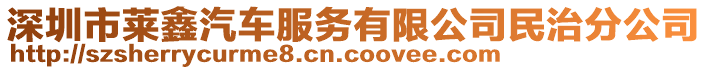 深圳市萊鑫汽車服務有限公司民治分公司