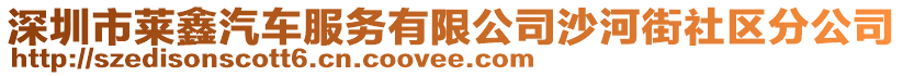 深圳市萊鑫汽車服務(wù)有限公司沙河街社區(qū)分公司