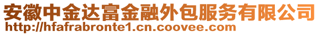 安徽中金達富金融外包服務有限公司