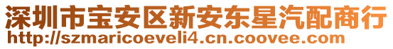 深圳市寶安區新安東星汽配商行