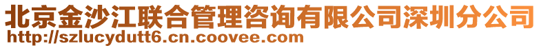 北京金沙江聯合管理咨詢有限公司深圳分公司