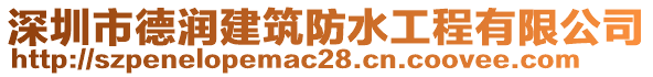 深圳市德潤建筑防水工程有限公司