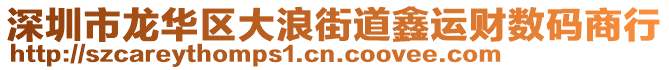 深圳市龍華區(qū)大浪街道鑫運財數(shù)碼商行