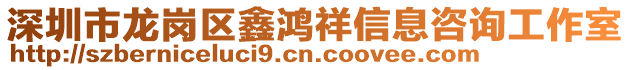 深圳市龍崗區(qū)鑫鴻祥信息咨詢工作室