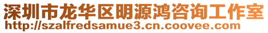 深圳市龍華區(qū)明源鴻咨詢工作室