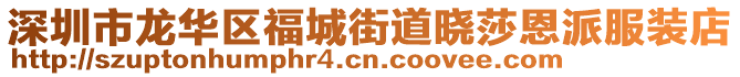 深圳市龍華區(qū)福城街道曉莎恩派服裝店