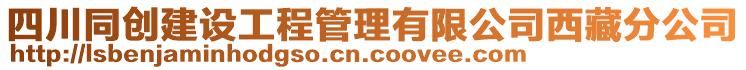 四川同創(chuàng)建設(shè)工程管理有限公司西藏分公司