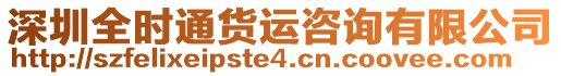 深圳全時通貨運咨詢有限公司