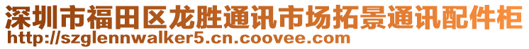 深圳市福田區(qū)龍勝通訊市場拓景通訊配件柜