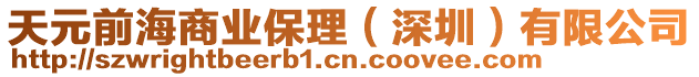 天元前海商業(yè)保理（深圳）有限公司