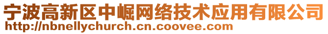 寧波高新區(qū)中崛網(wǎng)絡(luò)技術(shù)應(yīng)用有限公司