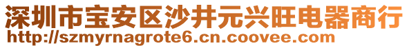 深圳市寶安區(qū)沙井元興旺電器商行