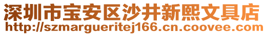 深圳市寶安區(qū)沙井新熙文具店