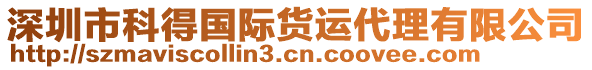深圳市科得國際貨運代理有限公司
