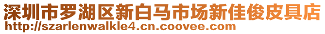 深圳市羅湖區新白馬市場新佳俊皮具店