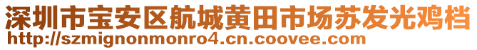 深圳市寶安區(qū)航城黃田市場蘇發(fā)光雞檔