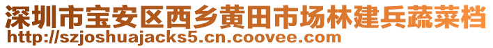 深圳市寶安區(qū)西鄉(xiāng)黃田市場林建兵蔬菜檔