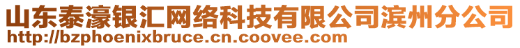 山東泰濠銀匯網(wǎng)絡(luò)科技有限公司濱州分公司