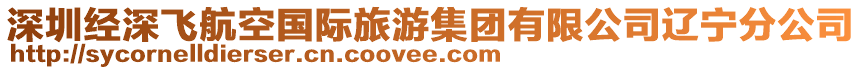 深圳經(jīng)深飛航空國際旅游集團有限公司遼寧分公司