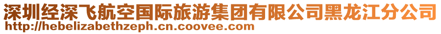 深圳經(jīng)深飛航空國際旅游集團有限公司黑龍江分公司