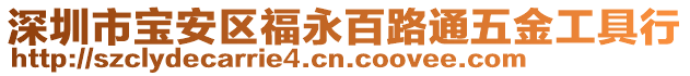 深圳市寶安區(qū)福永百路通五金工具行