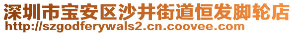 深圳市寶安區(qū)沙井街道恒發(fā)腳輪店