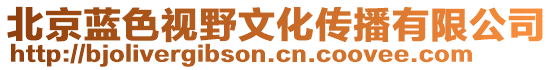 北京藍(lán)色視野文化傳播有限公司